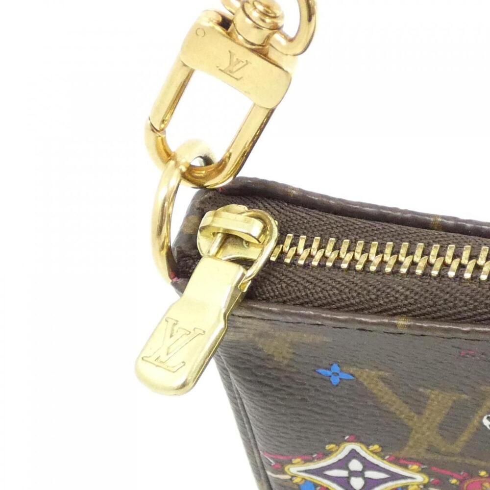 LOUIS VUITTON Authentic Brown Monogram Pochette Pouch - Picture 5 of 8